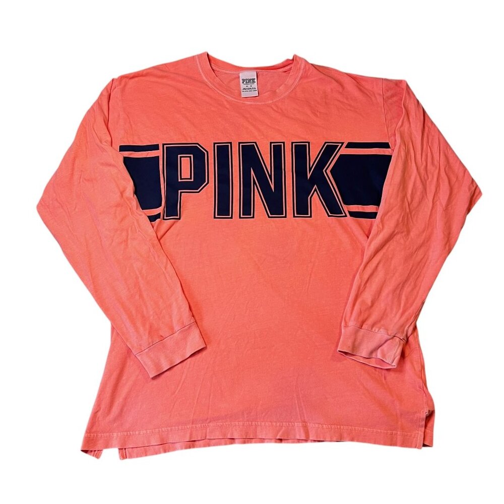 Victoria's Secret Pink Women's Medium Lounge Long Sleeve in Coral